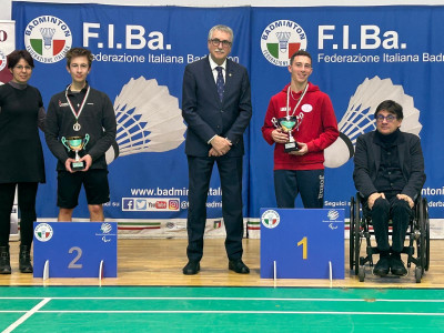 Campionati assoluti di Para Badminton, il ligure Libertini conquista il titol...