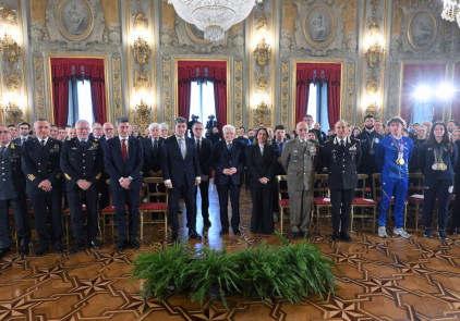 Il Presidente Mattarella riceve al Quirinale gli atleti paralimpici - 21 genn...