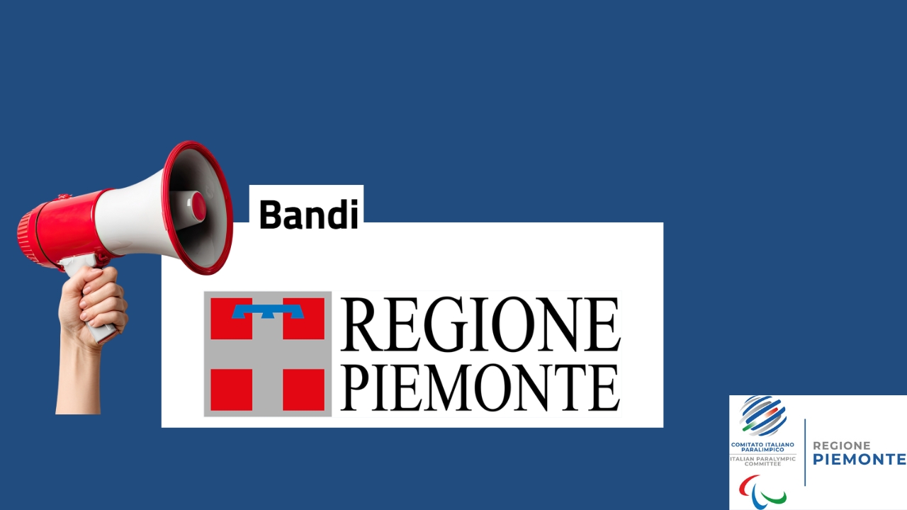 Bando Regione Piemonte 2026: 150 mila euro per progetti sportivi dedicati alle persone con disabilità