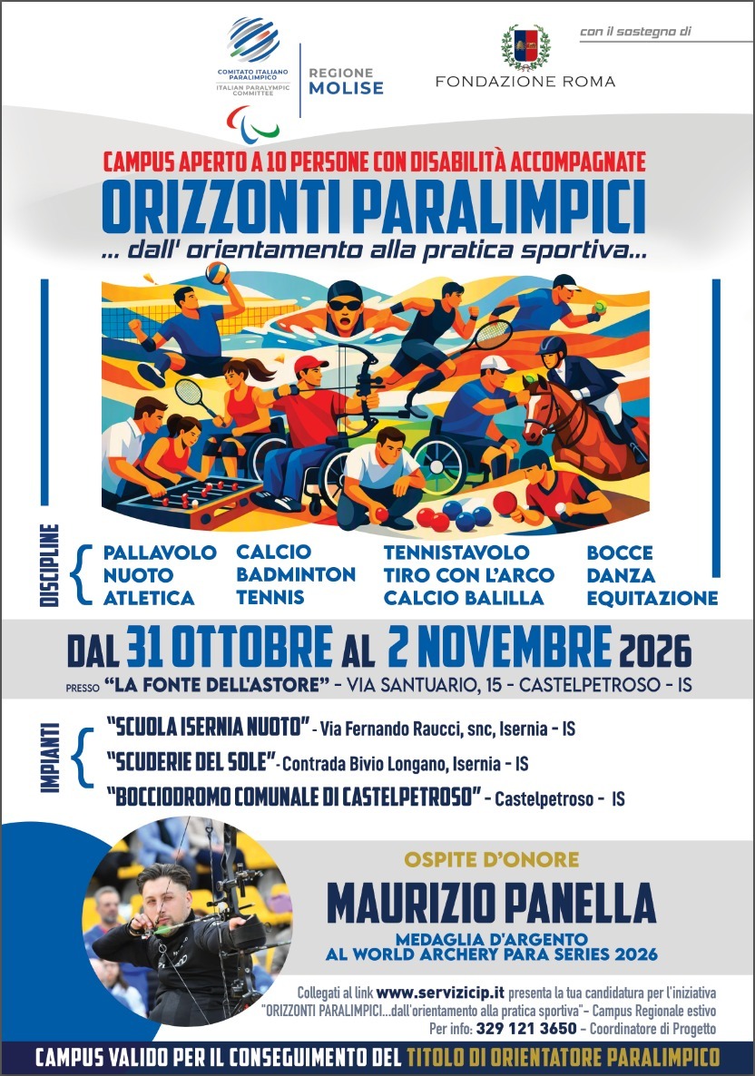 locandina Orizzonti paralimpici