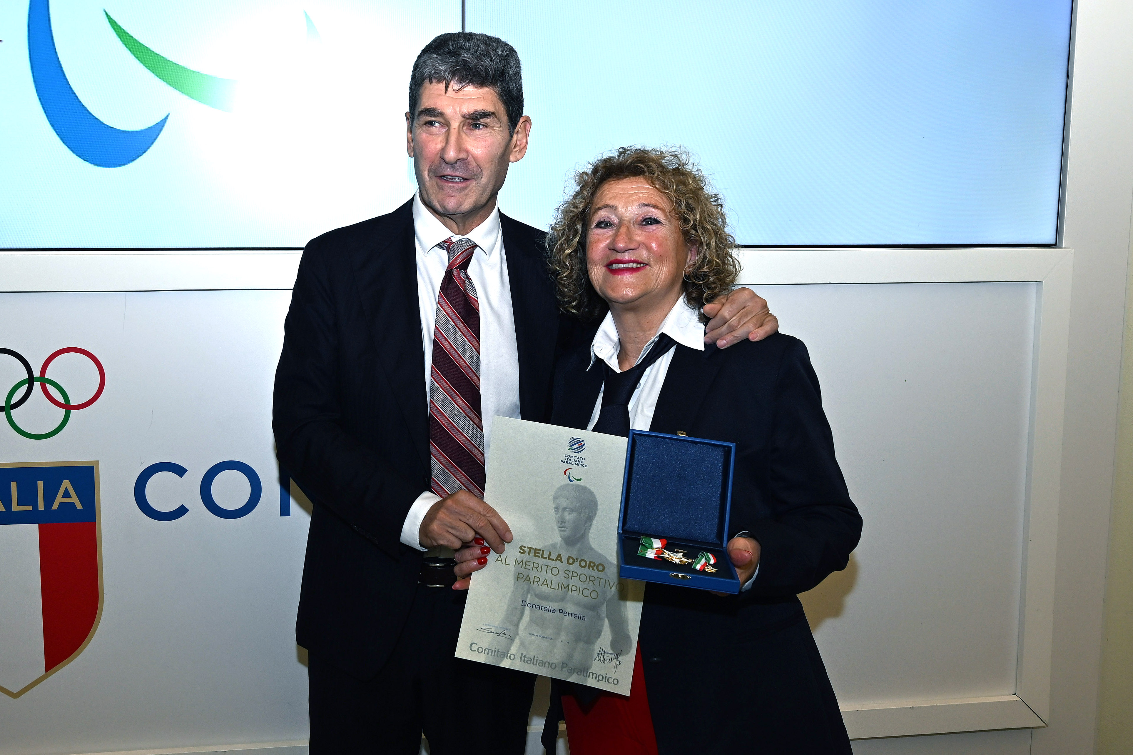 Presidente De Sanctis e Presidente Perrella
