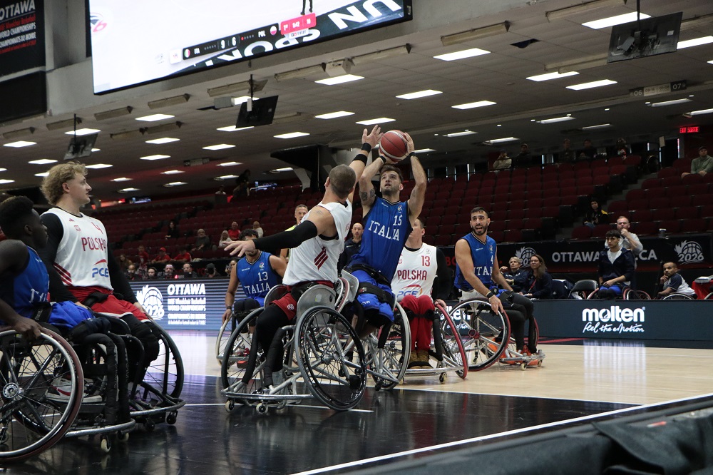 Basket in carrozzina, Mondiali: l'Italia batte la Polonia e approda in semifinale
