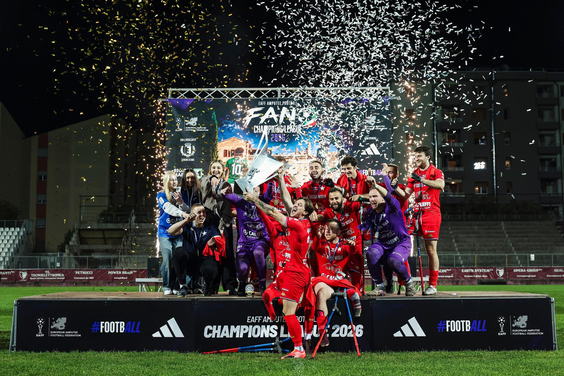 Calcio amputati, Champions League: storico secondo posto per lo Sporting Fano