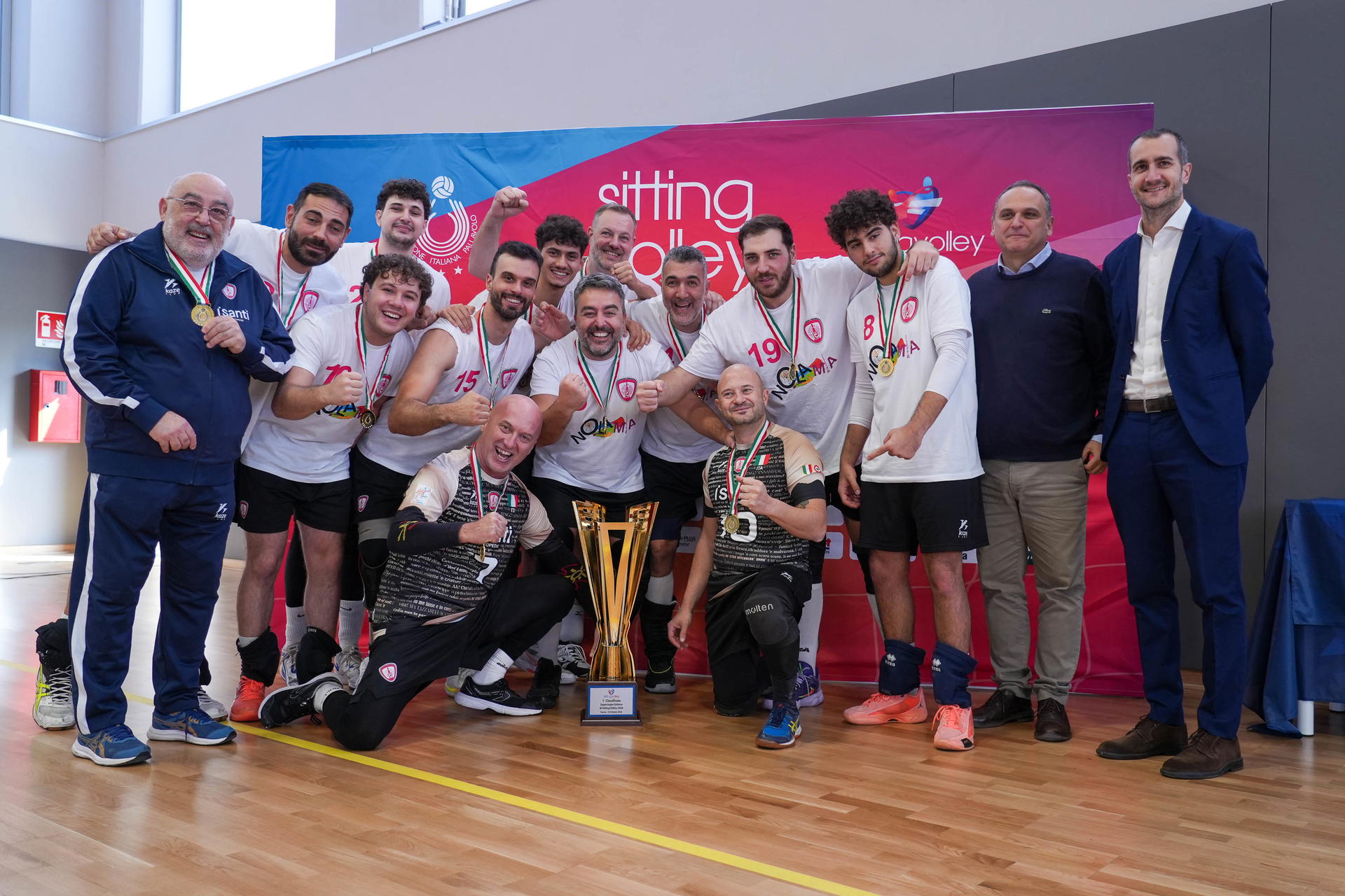Sitting volley, Supercoppa maschile: successo per Nola Città dei Gigli