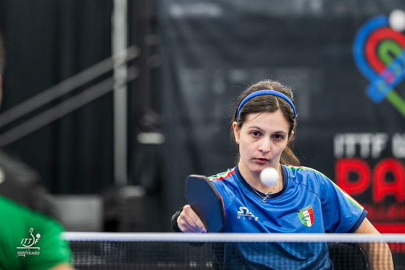 Tennistavolo, ITTF World Para Elite Spokane: Carlotta Ragazzini in finale