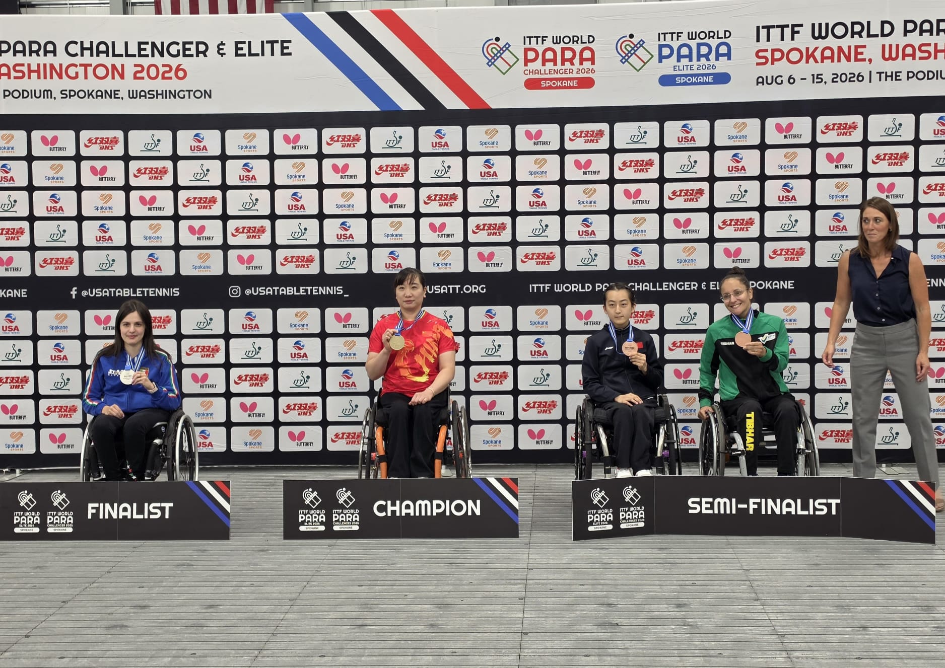 Tennistavolo, ITTF World Para Elite Spokane: argento per Carlotta Ragazzini