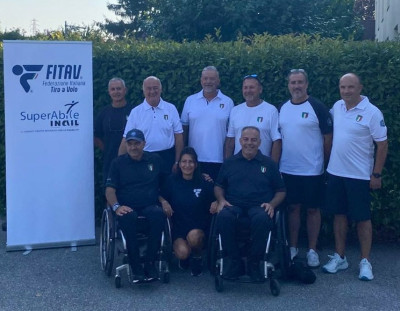 La Nazionale Italiana di tiro a volo in partenza per Brno