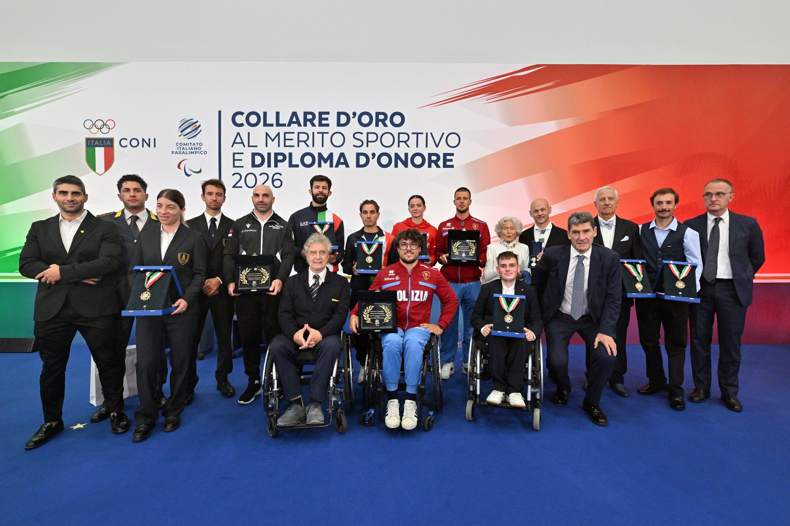 Collari d’Oro 2026: lo sport paralimpico e deaflympico protagonista a Roma