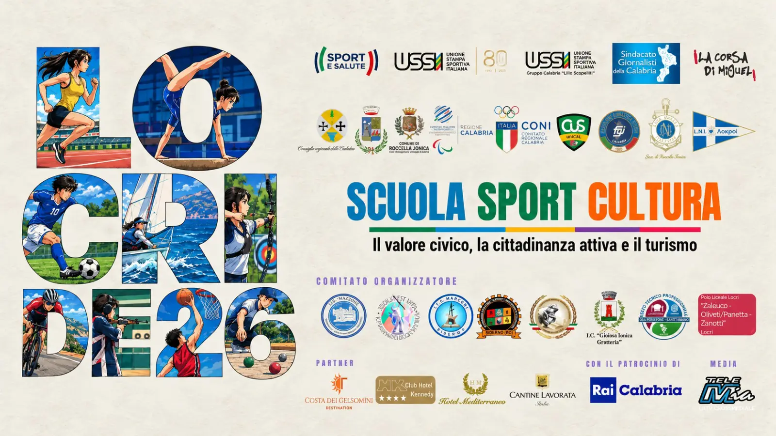 Locride26: scuola, sport e cultura si incontrano sulla costa ionica calabrese