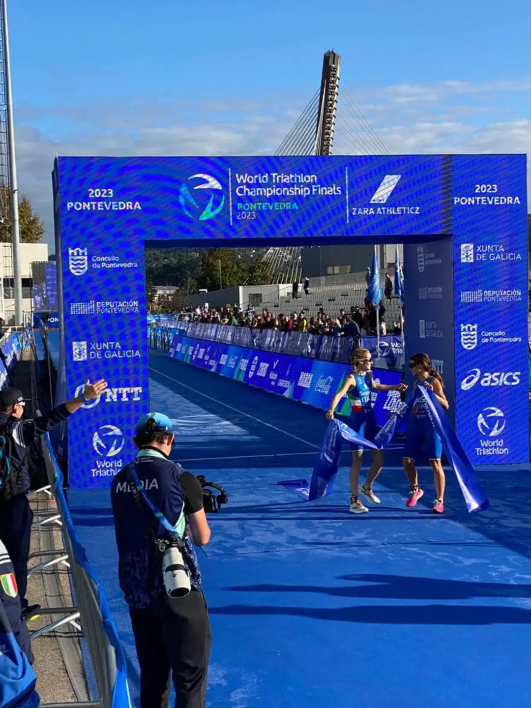 Triathlon, Mondiali di Pontevedra: oro per Tarantello e Visaggi