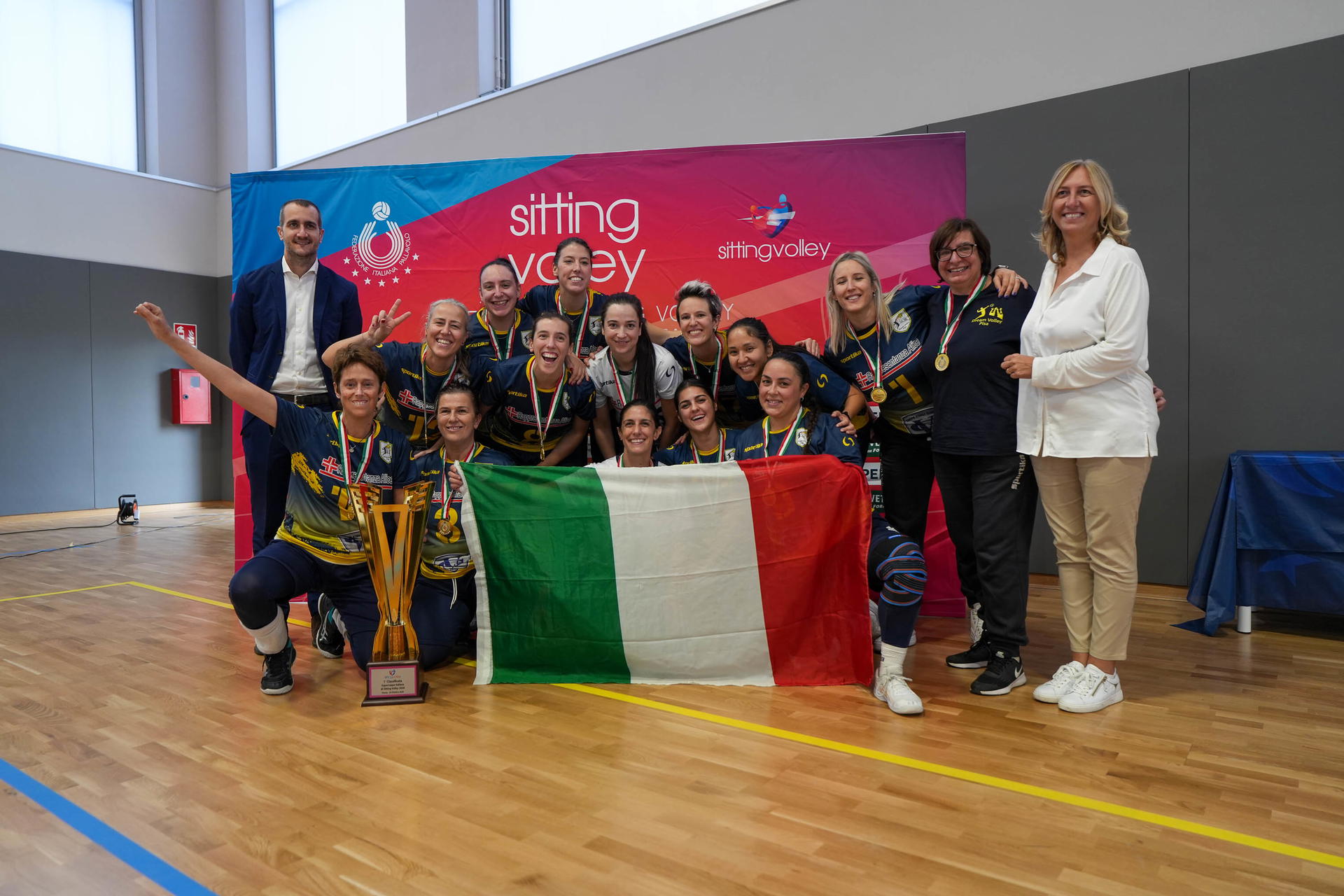 Sitting volley, i complimenti del CIP Toscana alla Dream Volley Pisa per la Supercoppa