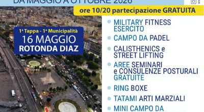 Città Parthenope Sport in tour, Napoli 16 maggio 2026