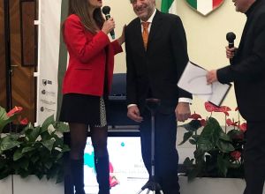 Presidente Luca Savoiardi al CONI a Roma per la premiazione 'Marche - Regione da podio'