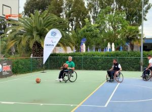 Basket in carrozzina al primo campus primaverile CIP Marche e INAIL Marche a P.S.Elpidio