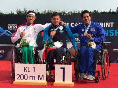 Mondiali di paracanoa a Racice: Esteban Farias oro nel KL1