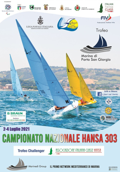 CAMPIONATO NAZIONALE HANSA 303  TROFEO MARINA DI PORTO SAN GIORGIO  TROFEO CH...