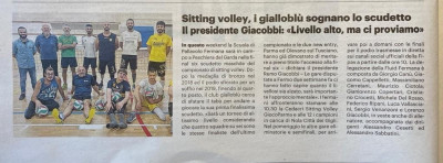 Sitting Volley - I gialloblu della Siiting Volley Fermo sognano lo scudetto