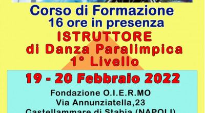 CORSO DI FORMAZIONE ISTRUTTORE DANZA PARALIMPICA PRIMO LIVELLO, CASTELLAMMARE...