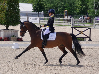 Federica Sileoni alle paralimpiadi di Tokio nel paradressage