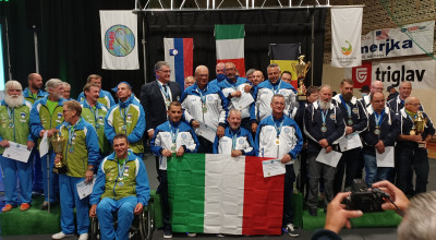 Mondiali di pesca al colpo per atleti disabili: Italia campione del mondo