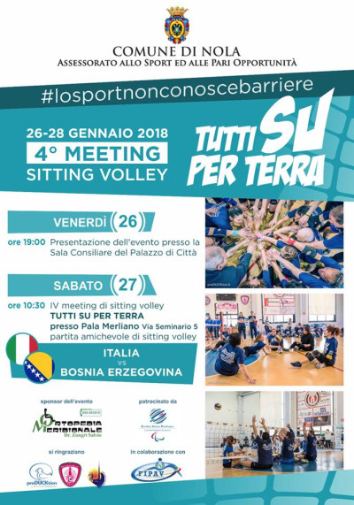 TUTTI SU PER TERRA MEETING SITTING VOLLEY - NOLA