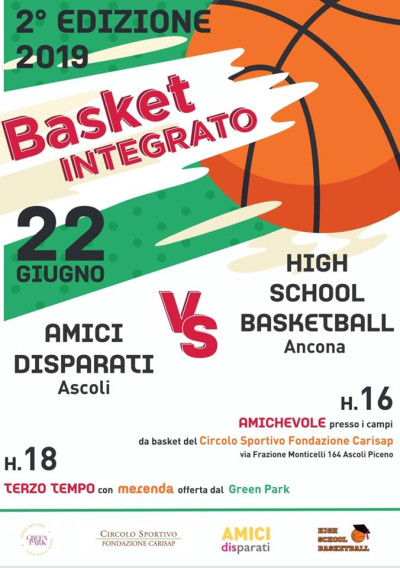 ASCOLI vs ANCONA basket integrato al Green Park di Ascoli Piceno