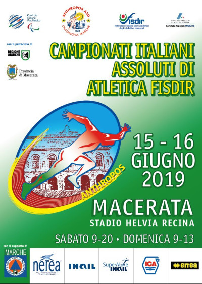 Campionati Italiani Assoluti di Atletica FISDIR a Macerata