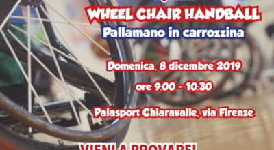 Wheel Chair Handball a Chiaravalle l'8 Dicembre