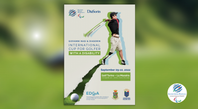 9-10 Settembre: INTERNATIONAL CUP FOR GOLFER WITH A DISABILITY