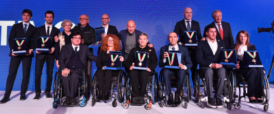 Assegnati i Collari d'oro Paralimpici 2018 alla presenza del Sottosegretario ...