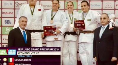 Grand Prix IBSA di Judo. A Baku splende l'oro di Carolina Costa