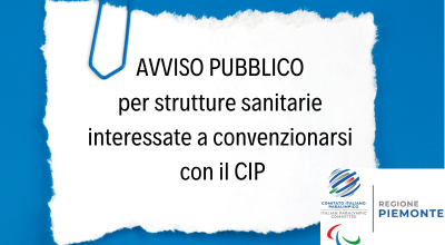 Avviso pubblico per strutture sanitarie interessate a convenzionarsi con il CIP