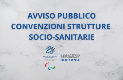 Avviso Pubblico - Convenzioni strutture Socio-Sanitarie