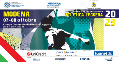 A Modena la finale dei Campionati Italiani di Società di atletica