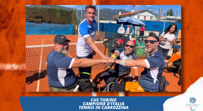 CUS TORINO Campione d'Italia di Tennis in Carrozzina