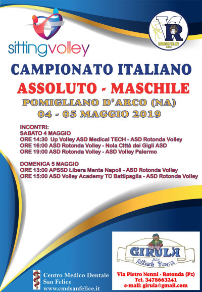 FIPAV - Sitting Volley - Campioanto Italiano 2019