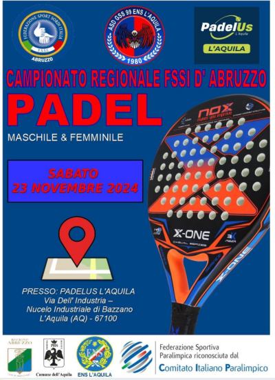 Campionato Regionale D'Abruzzo FSSI di Padel