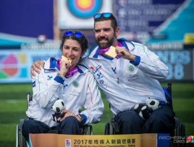 Mondiali Para-archery di Pechino: finora, un oro e due bronzi per gli azzurri