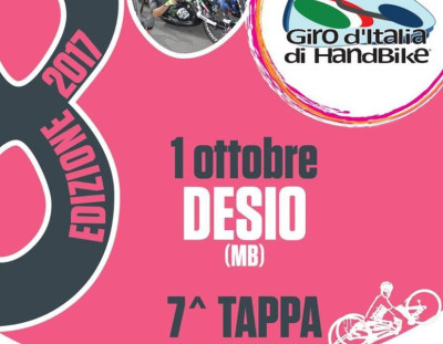 Giro d'Italia Handbike: prossima tappa, domenica 1 ottobre a Desio