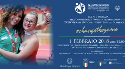 Special Olympics: a Palazzo Chigi la presentazione dei Giochi Nazionali Estiv...