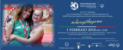 Special Olympics: a Palazzo Chigi la presentazione dei Giochi Nazionali Estiv...