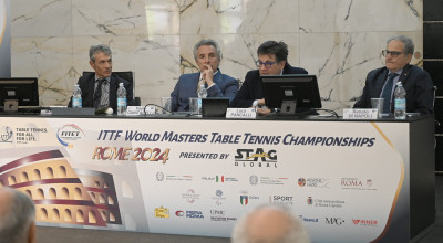 Tennistavolo: presentati a Roma i Campionati Mondiali Master