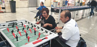 A Oristano il Calcio Balilla Paralimpico spopola