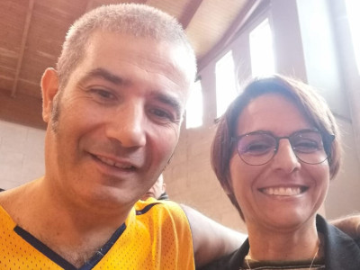 La presidente CIP Sardegna Cristina Sanna agli Italiani FISDIR di Basket a Vi...