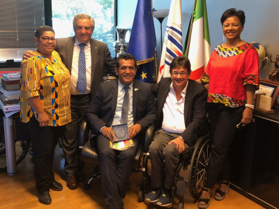 Visita al Cip del Comitato Paralimpico di Capo Verde