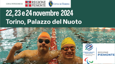 A Torino i Campionati Italiani di Nuoto Agonisti in vasca corta FISDIR 