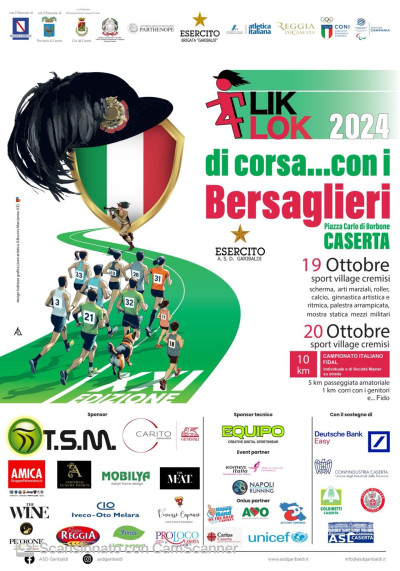 Flik Flok 2024, Caserta 19-20 ottobre 2024