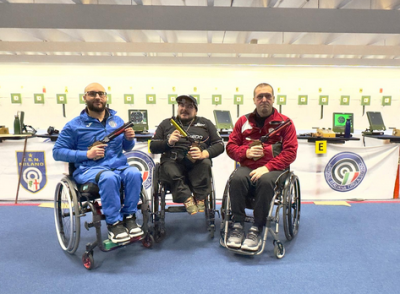 TIRO A SEGNO - Davide Francescetti vince il contest di pistola Paralimpica