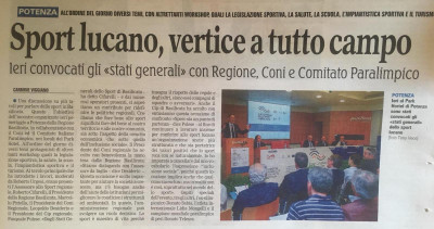 Sport Lucano - Vertice a tutto campo