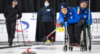 Curling in carrozzina, Mondiali di Richmond: prima vittoria azzurra nel doubl...